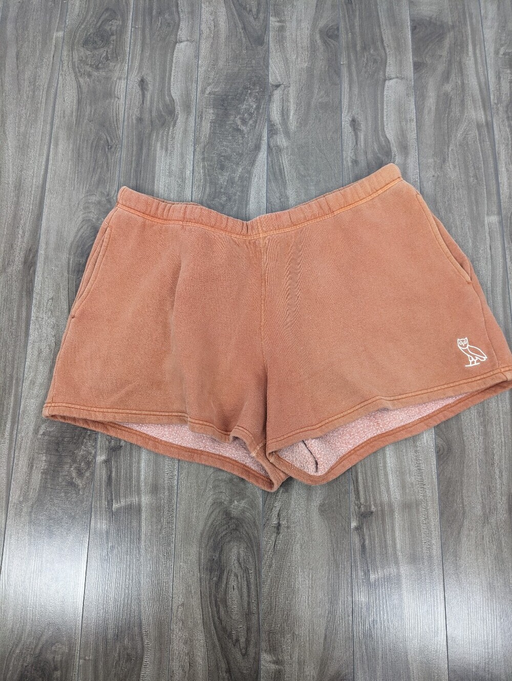 OVO Octobers Very Own Burnt Orange Sweat Shorts Size XL
